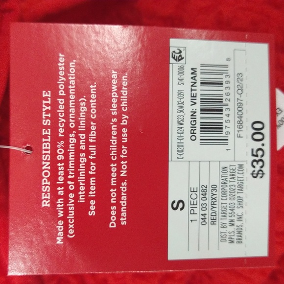NEW! Men's Faux Shearling Matching Family Half Zip Pullover, Red - Picture 10 of 10